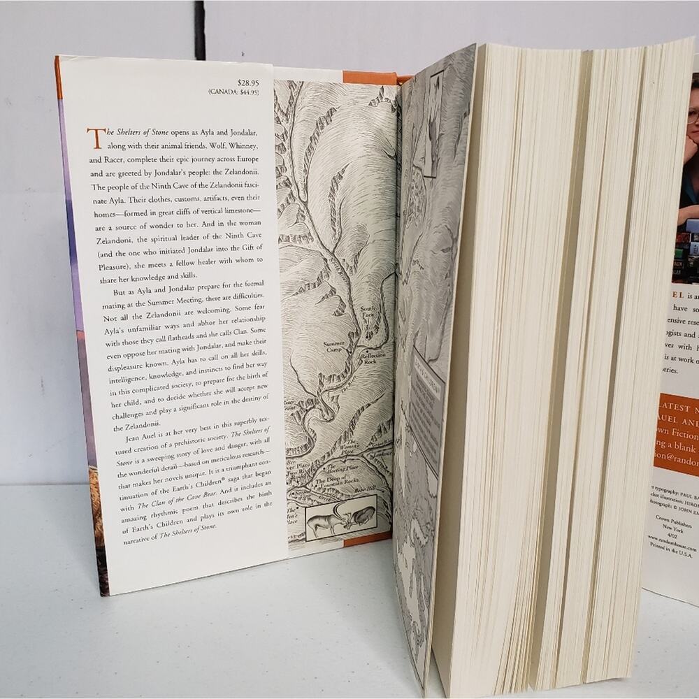 The Shelters of Stone Jean Auel Earths Children Series #5 - Picture 2 of 6